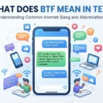 what does btf mean in text