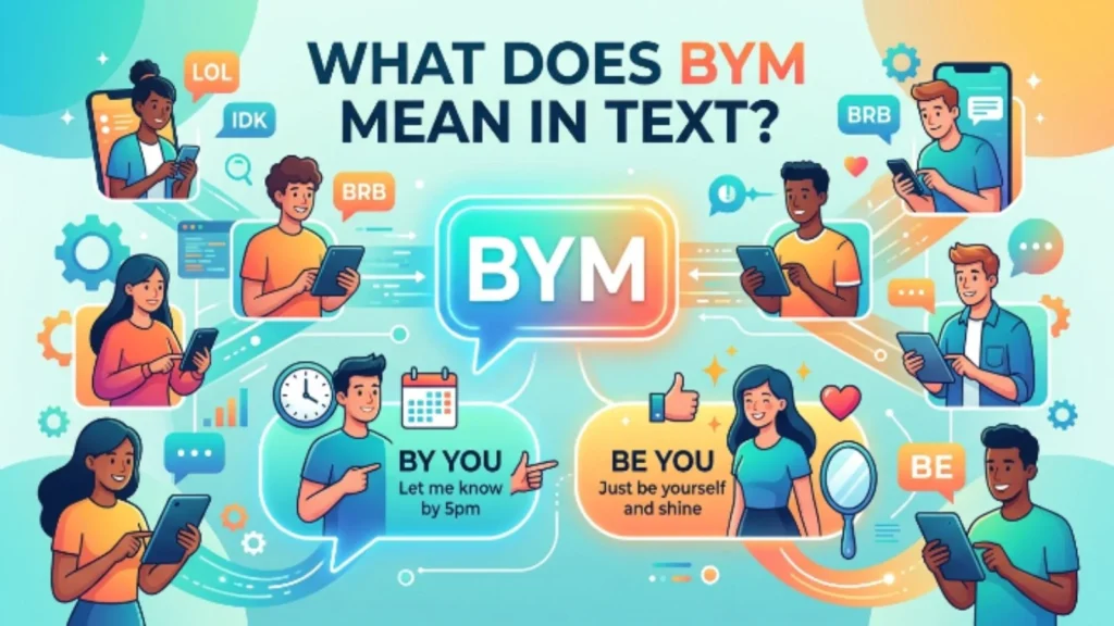 what does bym mean in text