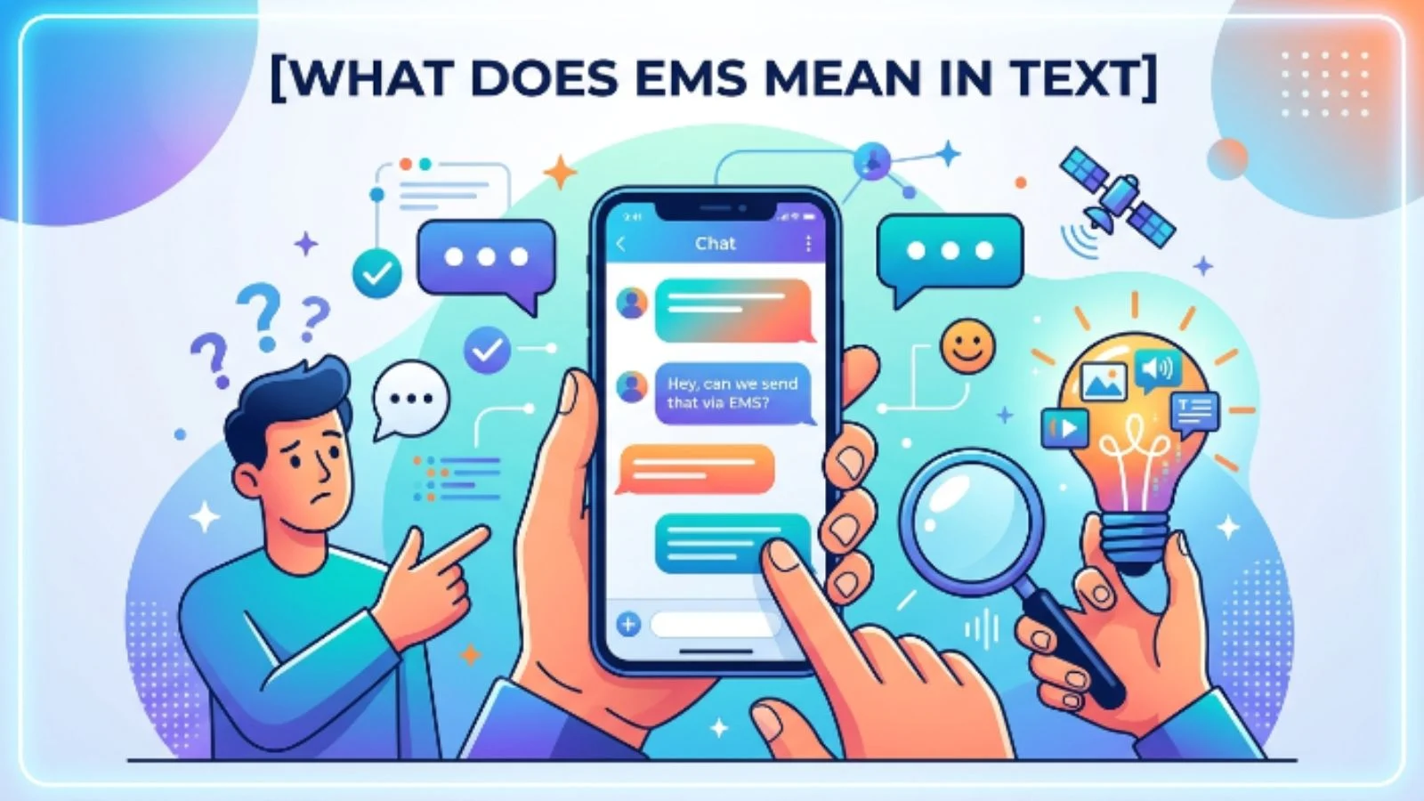 what does ems mean in text