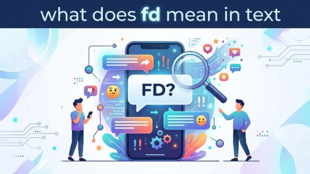 what does fd mean in text