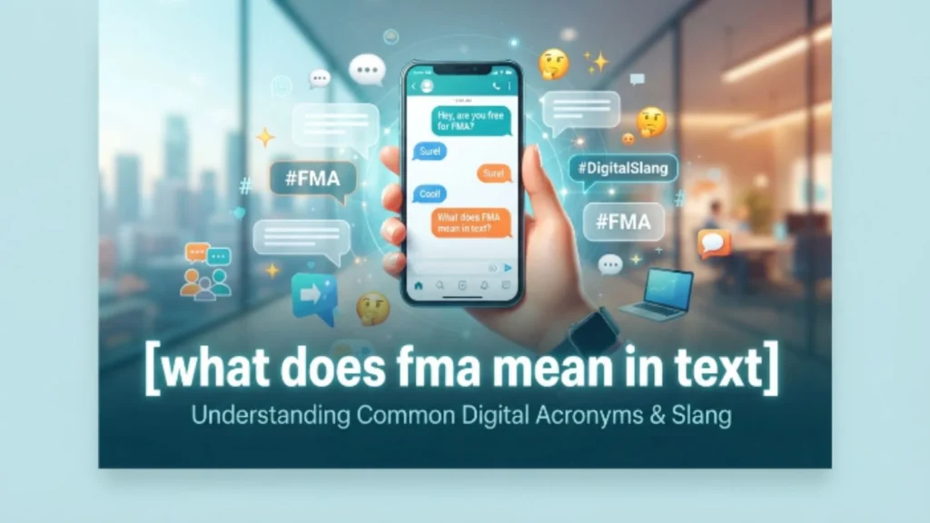 what does fma mean in text