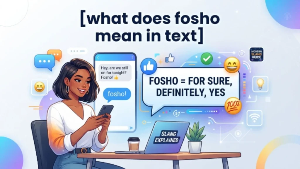 what does fosho mean in text