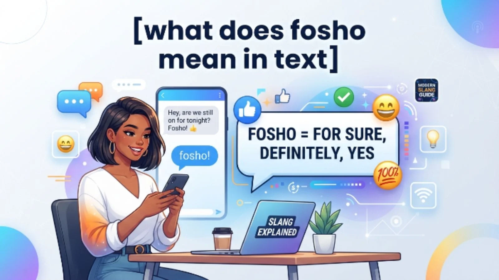what does fosho mean in text
