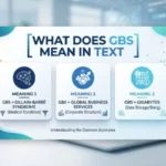 what does gbs mean in text