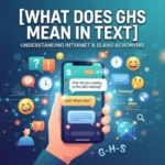 what does ghs mean in text