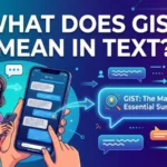 what does gist mean in text