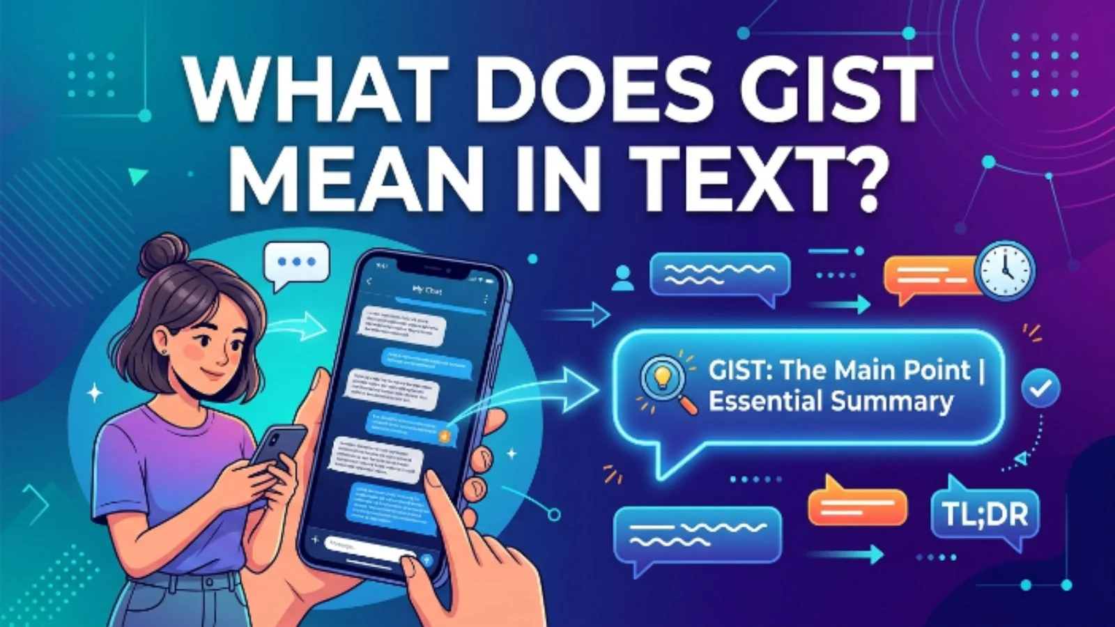 what does gist mean in text