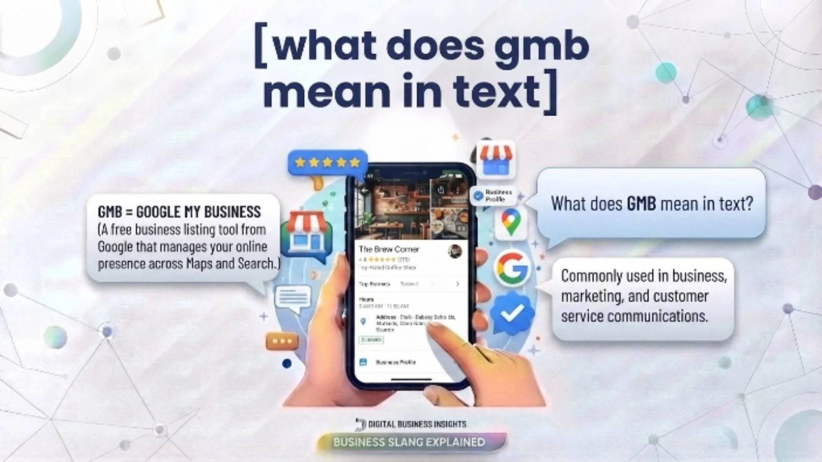 what does gmb mean in text