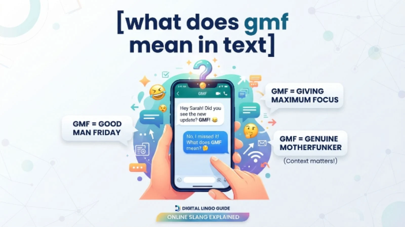 what does gmf mean in text