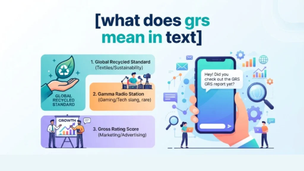 what does grs mean in text