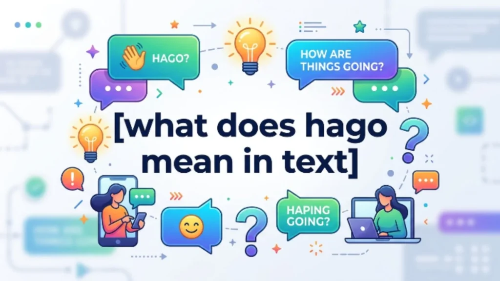 what does hago mean in text