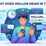 what does hollon mean in text