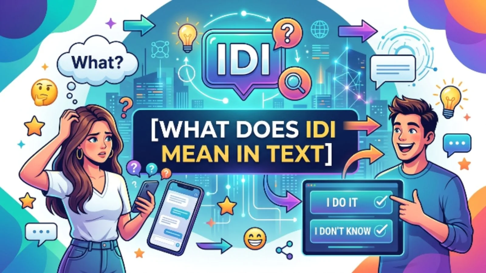 what does idi mean in text