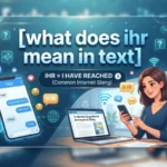 what does ihr mean in text
