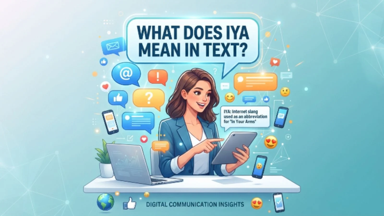 what does iya mean in text
