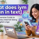 what does iym mean in text