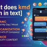 what does kmd mean in text