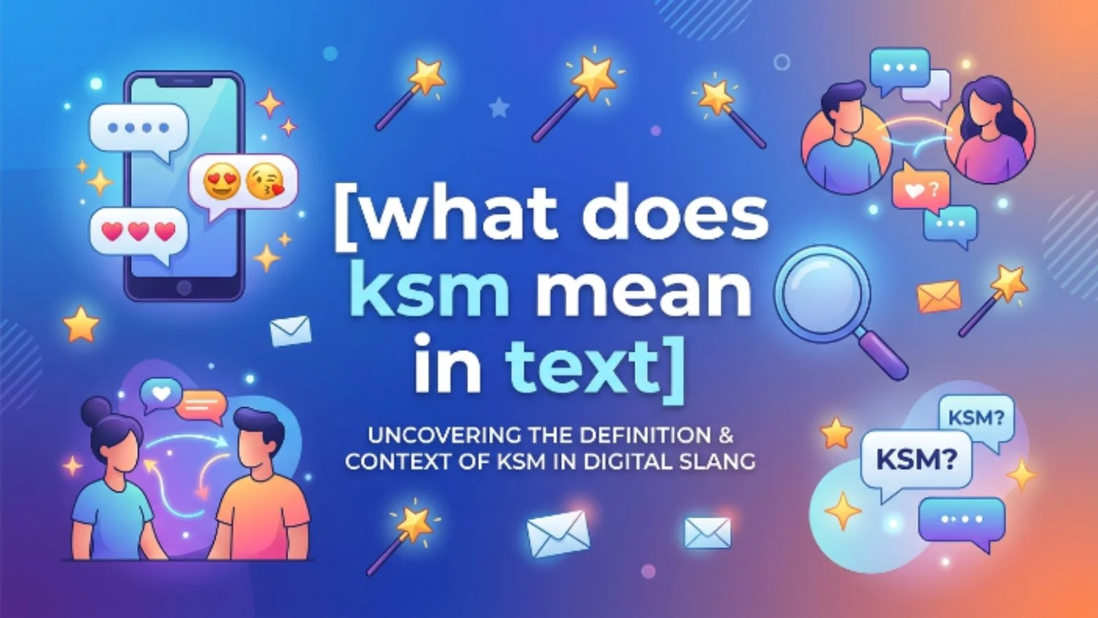 what does ksm mean in text