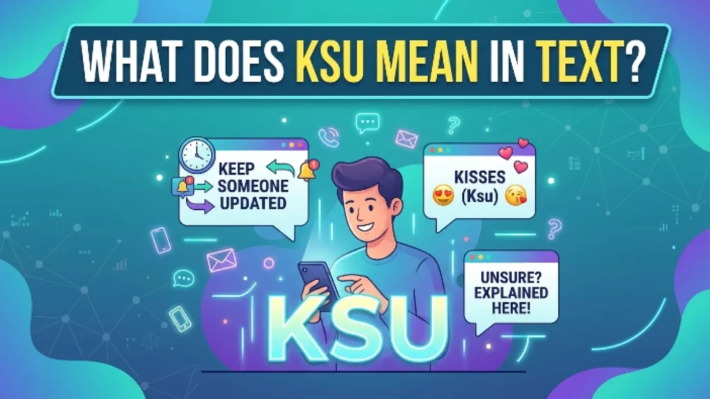 what does ksu mean in text