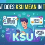 what does ksu mean in text
