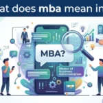 what does mba mean in text