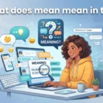 what does mean mean in text