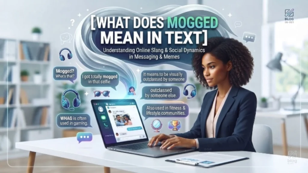 what does mogged mean in text