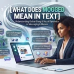 what does mogged mean in text