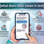 what does ntbr mean in text