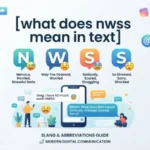what does nwss mean in text