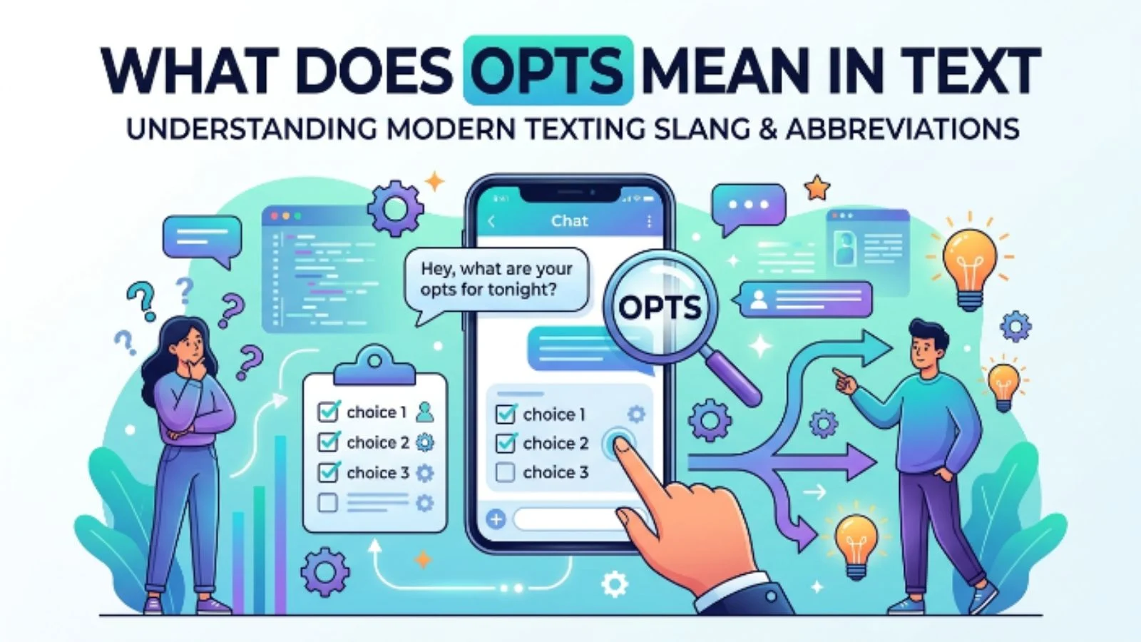 what does opts mean in text