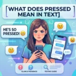 what does pressed mean in text