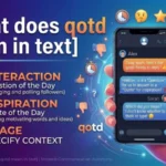 what does qotd mean in text
