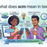 what does scm mean in text