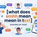 what does smhh mean in text