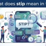 what does stip mean in text
