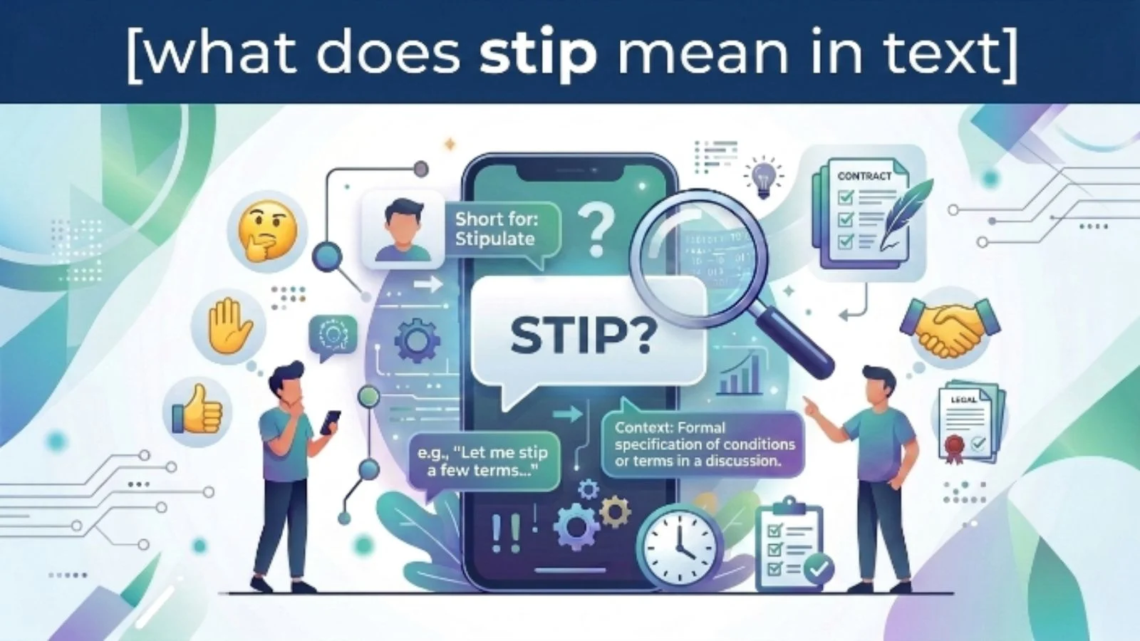 what does stip mean in text