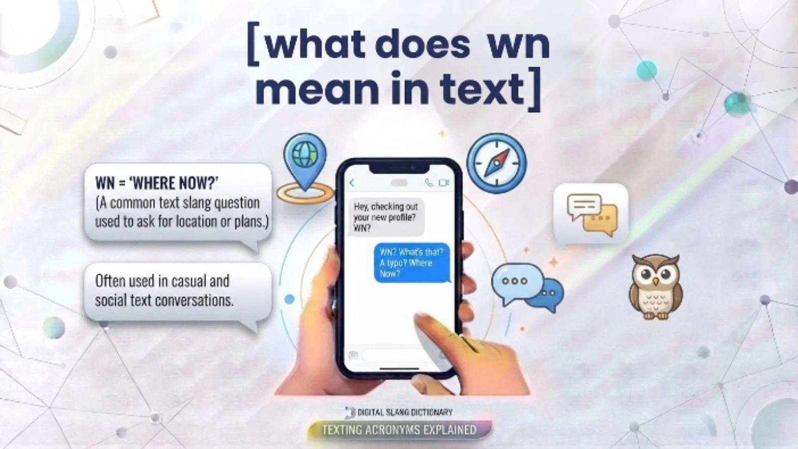 what does wn mean in text