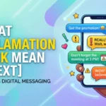 what exclamation mark mean in text