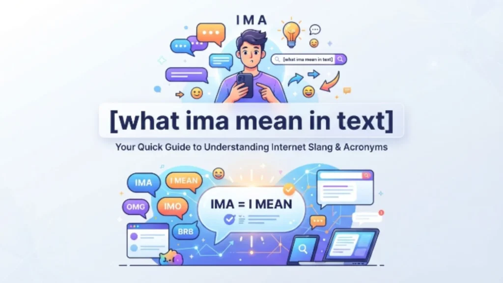 what ima mean in text