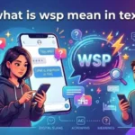 what is wsp mean in text