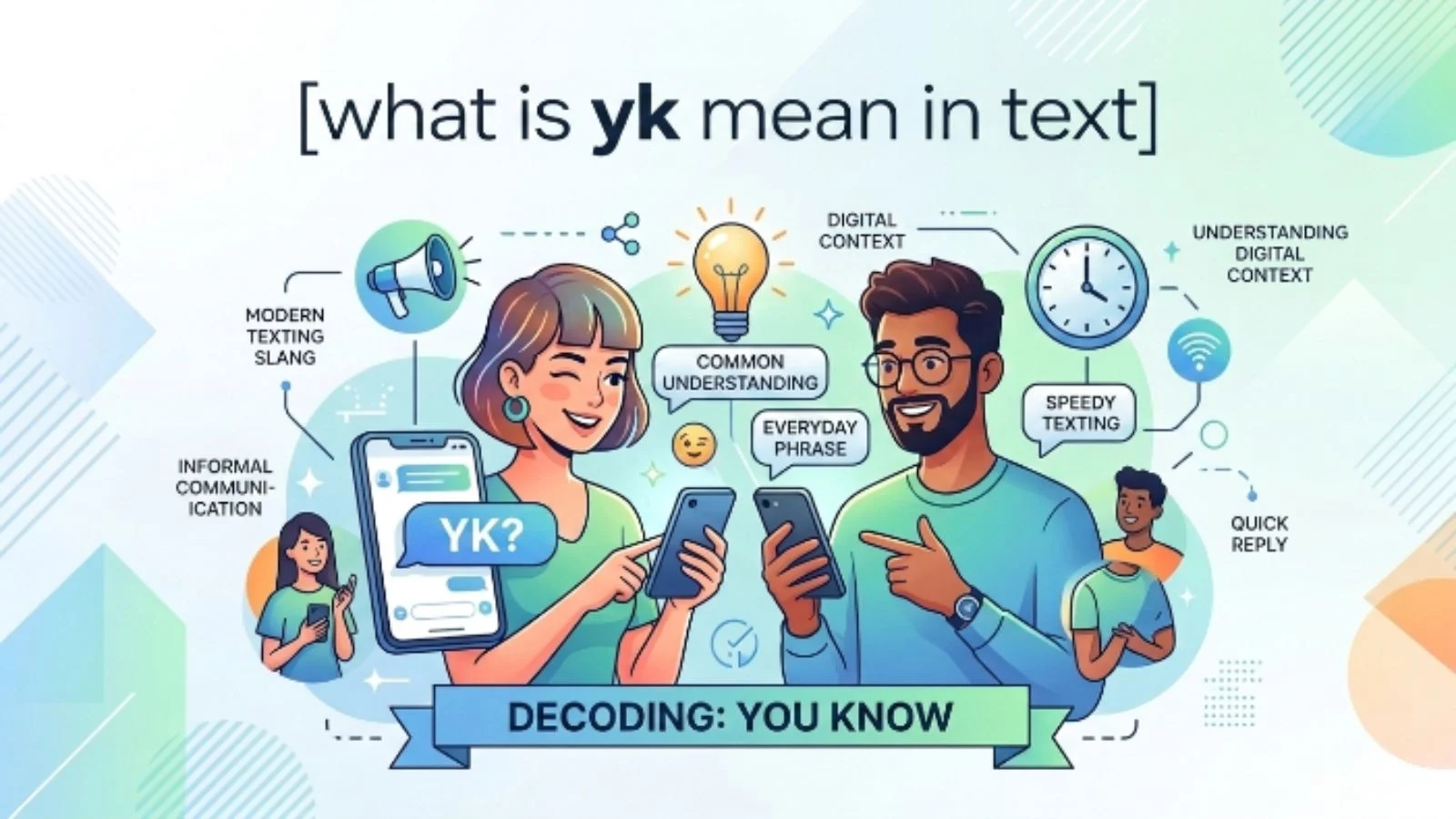 what is yk mean in text