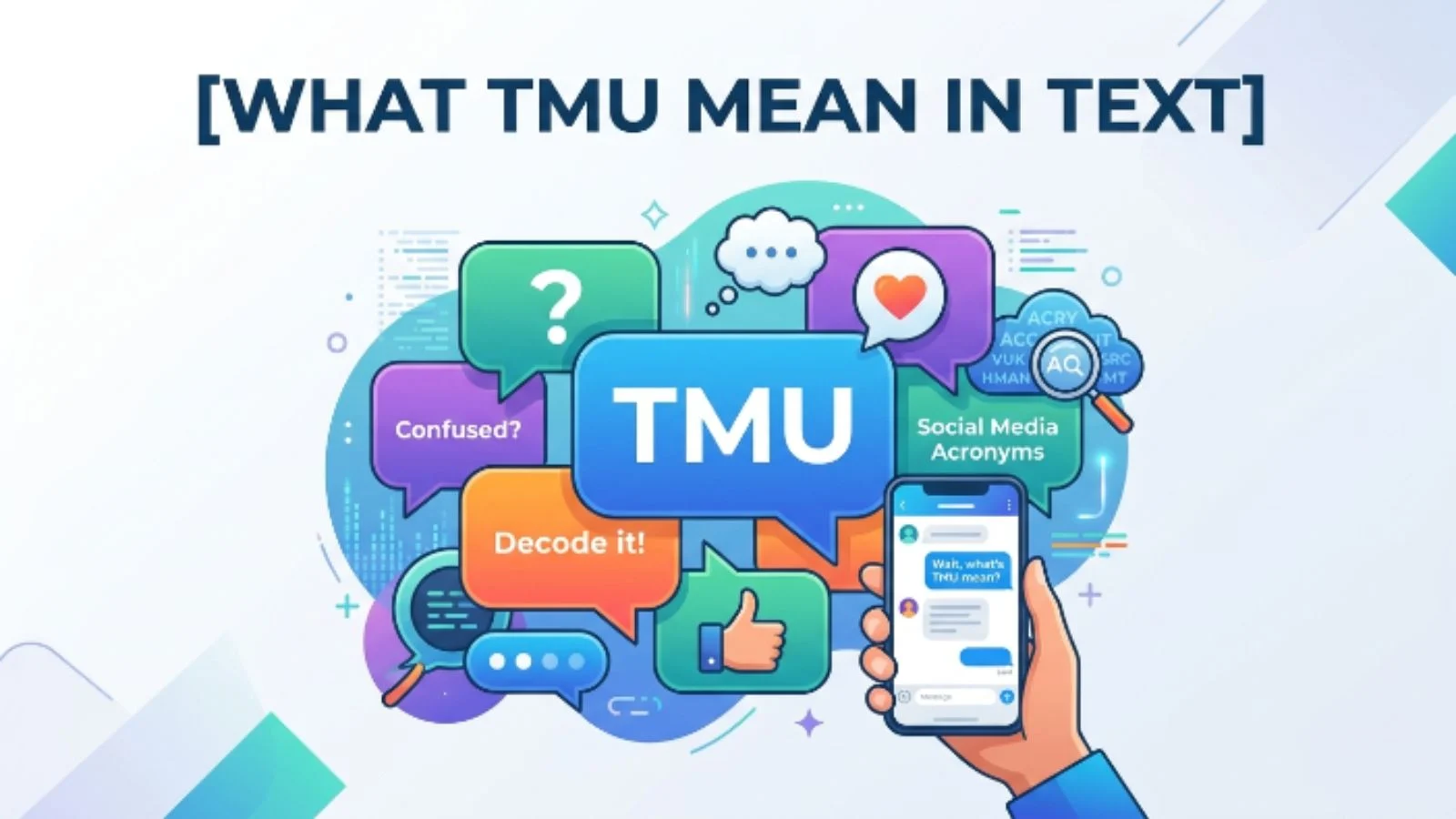 what tmu mean in text