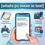 whats ps mean in text