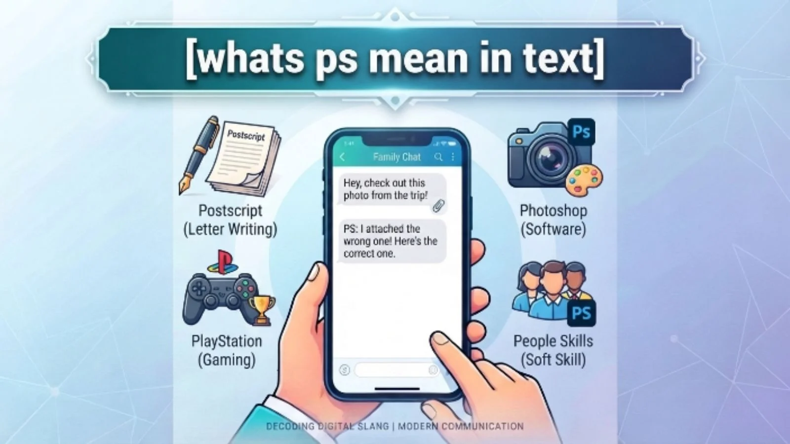 whats ps mean in text