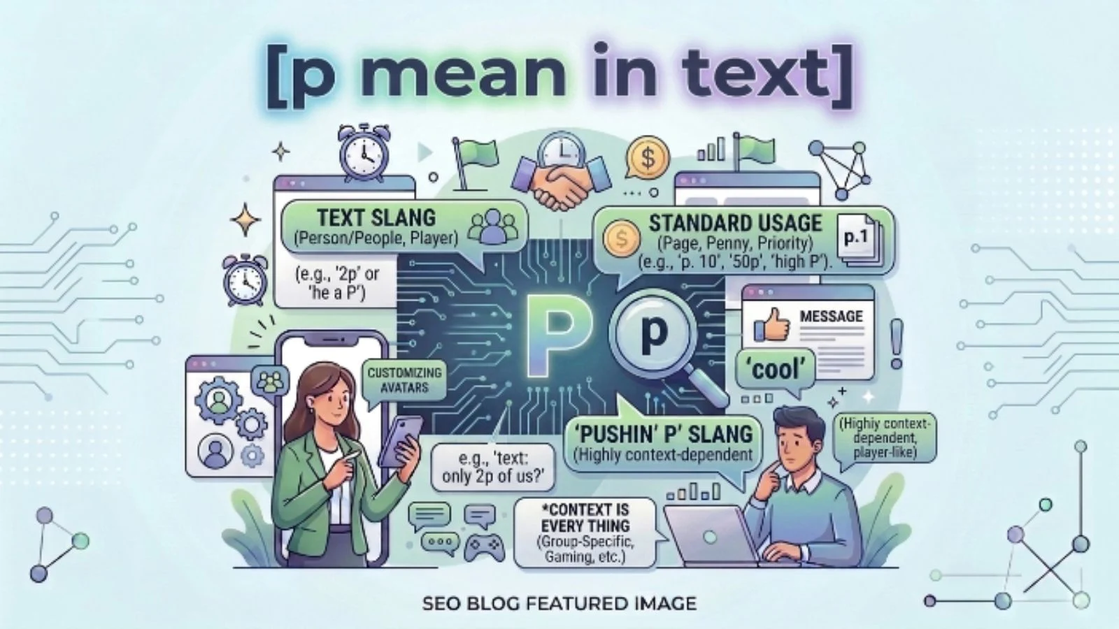 p mean in text