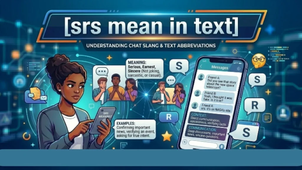 srs mean in text