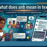 what does anb mean in text