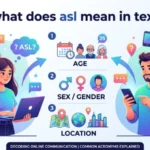 what does asl mean in text