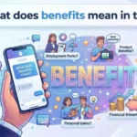 what does benefits mean in text